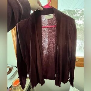 Old Navy Deep Red Knit Sweater